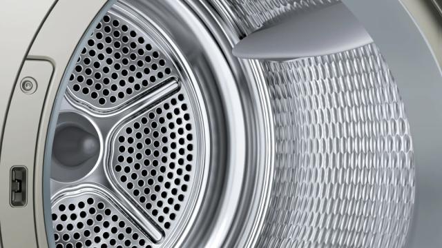 Сушилня Bosch WTH08200BY SER4, Tumble dryer with heat pump 8 kg , Energy efficiency A++,  65 dB, EasyClean AutoDry, Anti-vibration design, Fast drying 40 ', Drum volume 112 l, Silver stainless steel