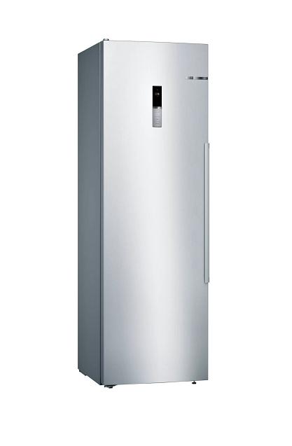Хладилник Bosch KSV36BIEP SER6 FS refrigerator, NoFrost, E, 186/60/65cm, 346l, 39dB, VitaFreshPlus, MultiBox, EasyLift bin, fan, display, handle, Inox EasyClean