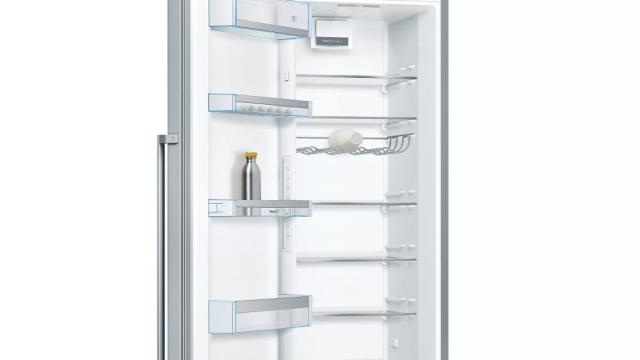 Хладилник Bosch KSV36BIEP SER6 FS refrigerator, NoFrost, E, 186/60/65cm, 346l, 39dB, VitaFreshPlus, MultiBox, EasyLift bin, fan, display, handle, Inox EasyClean