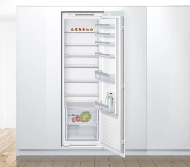 Хладилник Bosch KIR81VSF0 SER4 BI fridge, F, 177,5cm, 319l, 37dB, 2 MultiBox, flush-folding