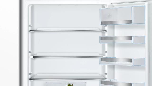 Хладилник Bosch KIR31AFF0 SER6 BI fridge, F, 102,5cm, 172l, 33dB, VitaFresh Plus, EasyAccess shelf, Vario Shelf, display, flush-folding