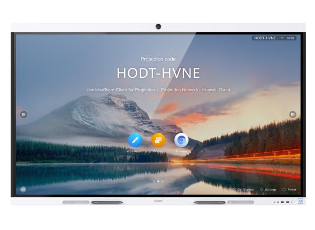Интерактивен дисплей Huawei IdeaHub B2, IHB2-65PU, 65" Touch: IR 20 points D-LED,IPS,8ms, 3840x2160, 350nits/400nits,1200:1,4K camera,speakers, OPS slot,2xStylus pen,IdeaHub Controller,WiFi,NFC,USB-C,USB-A,USB-B,HDMI,COM port,RJ45, Wall Mount Bracket