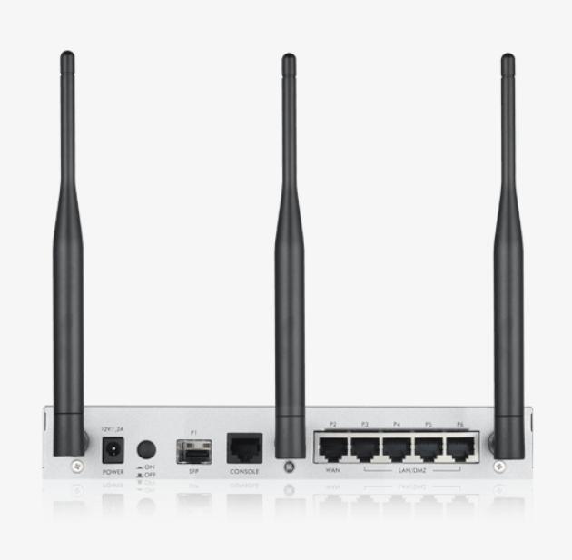 Защитна стена ZyXEL USG FLEX Series, 10/100/1000, 1*WAN, 4*LAN/DMZ ports, WiFi 6 AX1800, 1*USB (device only)