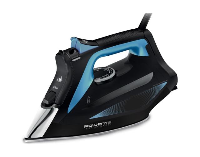 Ютия Rowenta DW5310D1 Focus Excel, blue & black, 2700W, manual setting, 45g/min, steam output 45g/min, steam boost 180g/min, anti-drip, tank 300ml