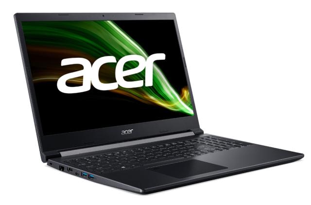 Лаптоп Acer Aspire 7, A715-42G-R8UF, AMD Ryzen 5 5500U (2.1GHz up to 4.0GHz, 8MB), 15.6" FHD IPS, 8GB DDR4 3200 (1 slot), 512GB NVMe SSD, GTX 1650 4GB GDDR6, Wi-Fi AX+BT5, FP, KB Backlight, No OS+ZTE A51 4G, Blue