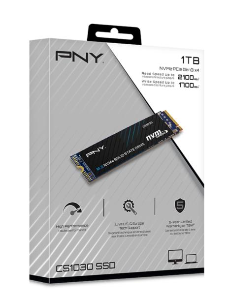 Твърд диск PNY SSD CS1030 M.2 GEN3 1TB