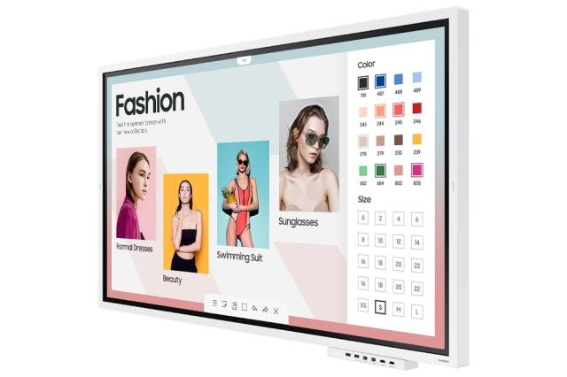 Интерактивен дисплей Samsung Flip WM65R 65"  3,840 x 2,160, 4K Digital Flipchart TOUCH , Mirroring, Remote Management, Wi-Fi, Remote PC & Bluetooth Support, HDMI