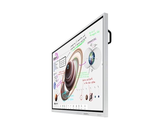 Интерактивен дисплей Samsung Flip PRO WM85B 85"  3,840 x 2,160, VA, 8ms, 350 cd/m2, 4000:1 Contrast, 4K Digital Flipchart TOUCH , Mirroring, Remote Management, Wi-Fi, Remote PC & Bluetooth Support, 2xHDMI 2.0, DP 1.2, RJ45, RS232, Tizen 6.5, White
