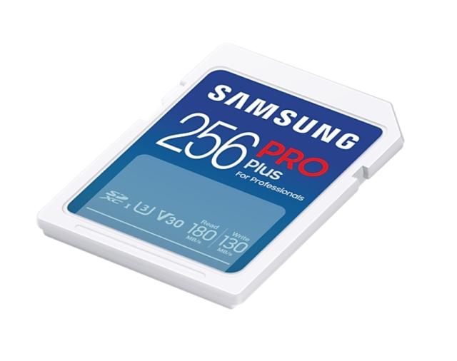 Памет Samsung 256GB SD PRO Plus + USB Reader, Class10, Read 180MB/s - Write 130MB/s