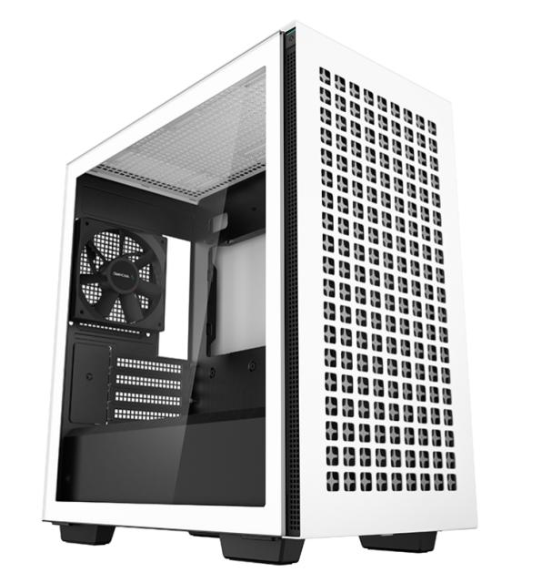 Кутия DeepCool CH370 WH, 2x USB3.0, Audio, Mini-ITX / Micro-ATX, бяла