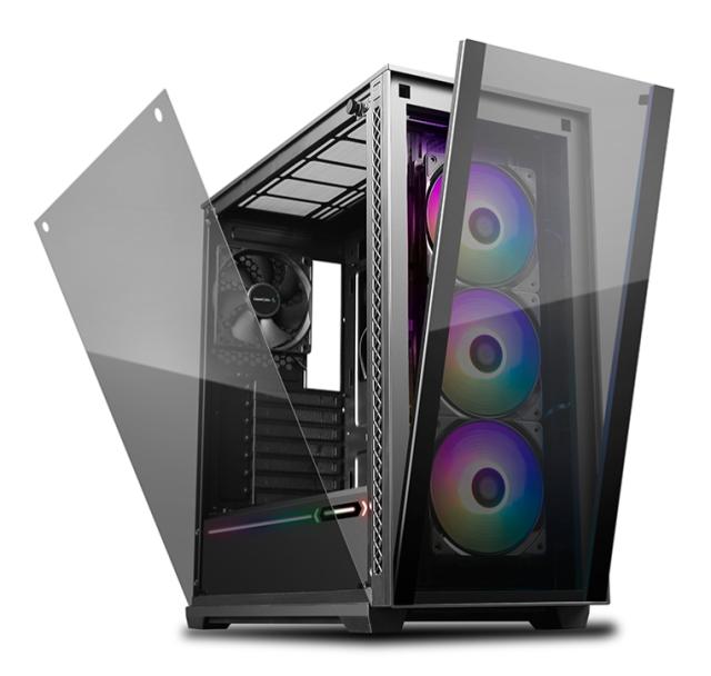 Кутия за компютър DeepCool MATREXX 70 ADD-RGB 3F, 2x USB 3.0, 1x USB 2.0, E-ATX, ATX, Micro ATX, Mini-ITX