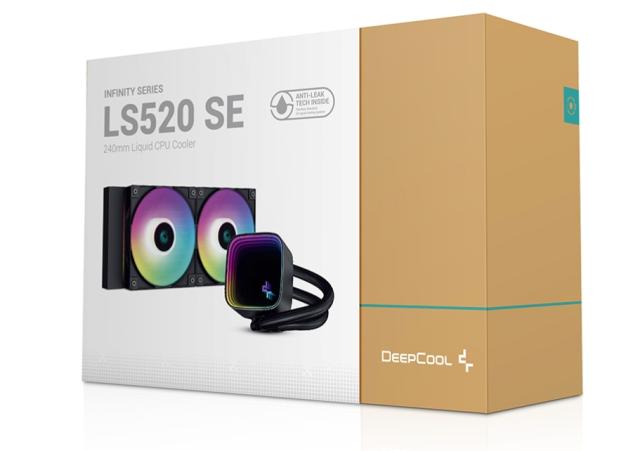 Охлаждаща система DeepCool LS520 SE, 240mm CPU Liquid Cooler, ARGB,  LGA 1700/1200/1151/1150/1155, AMD AM5/AM4