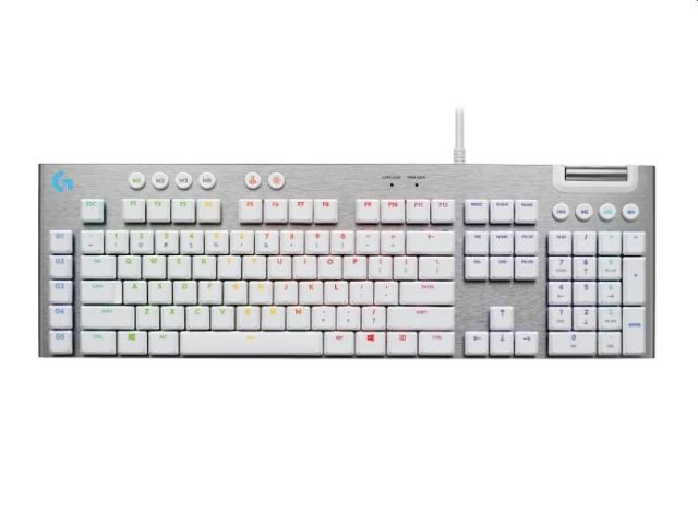 Клавиатура G815 LIGHTSPEED RGB Mechanical Gaming Keyboard GL Tactile - WHITE - US INT`L - USB - N/A - INTNL-973 - TACTILE SWITCH