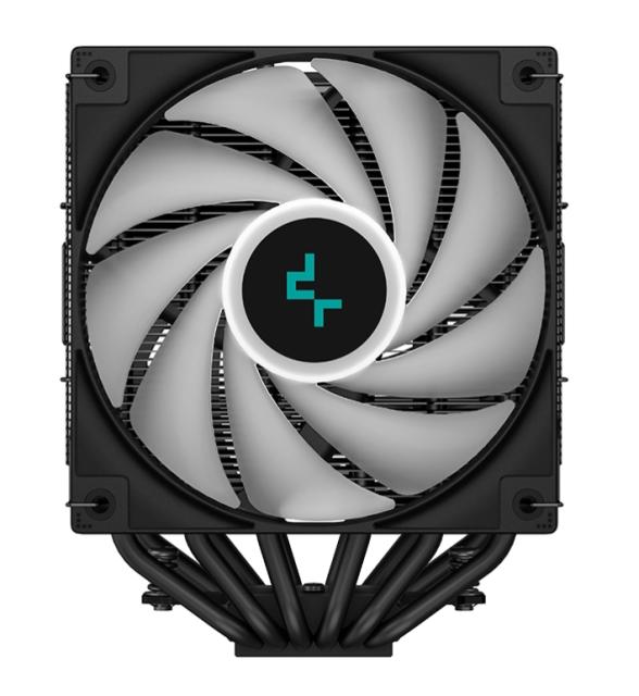 Охладител за процесор DeepCool AG620 BK ARGB, 3-pin/4-pin PWM, Intell/AMD