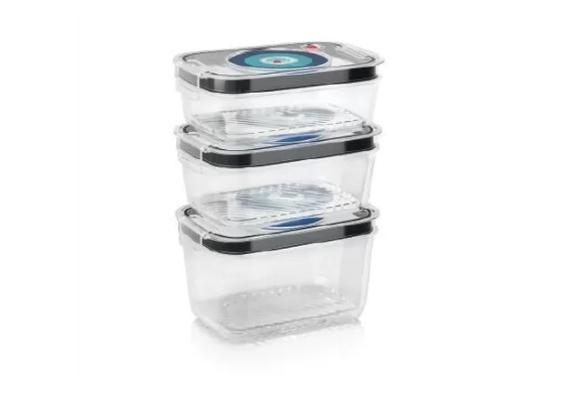 Аксесоар Bosch MSZV0FC3 Vacuum box, Included 3 vacuum boxes (0.9 l, 1.2 l, 1.7 l), made of Tritan, BRA, Compatible with ErgoMixx series & VitaMaxx blender
