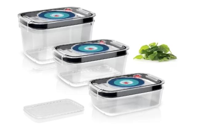 Аксесоар Bosch MSZV0FC3 Vacuum box, Included 3 vacuum boxes (0.9 l, 1.2 l, 1.7 l), made of Tritan, BRA, Compatible with ErgoMixx series & VitaMaxx blender