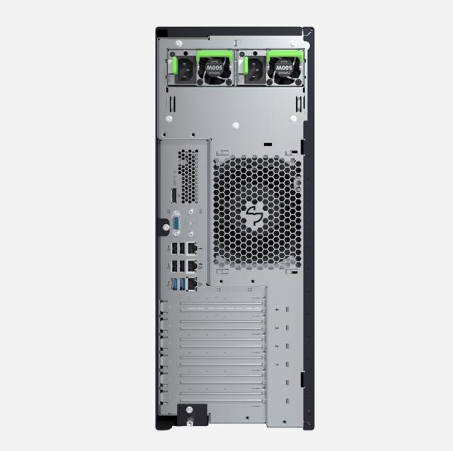 Сървър Fujitsu PRIMERGY TX1330 M5, Intel Xeon E-2334, 16 GB U 3200 1R, Basic 2.5' kit (8x), KIT EUROPE, eLCM Activation License preloaded, Modular PSU 500W titanium hp, FTS wide / FTS