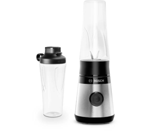 Блендер Bosch MMB2111M, Blender VitaPower Series 2, 0,6 L, 450 W, ToGo bottle from Tritan, Stainless steel