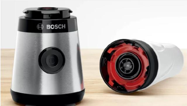 Блендер Bosch MMB2111M, Blender VitaPower Series 2, 0,6 L, 450 W, ToGo bottle from Tritan, Stainless steel