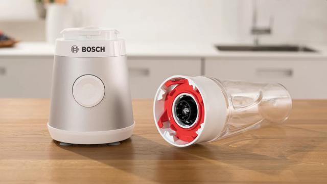 Блендер Bosch MMB2111T, Blender VitaPower Series 2, 0,6 L, 450 W, ToGo bottle from Tritan, Silver