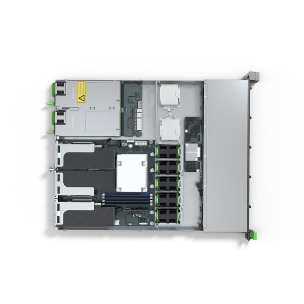 Сървър Fujitsu PRIMERGY RX1330 M5, Xeon E-2334, 1x16GB U 3200 1R, Rack Mount kit, Kit Europe, IRMCS6 ELCM Lic, Modular PSU 500W titanium hp, FTS wide / FTS, No power cord