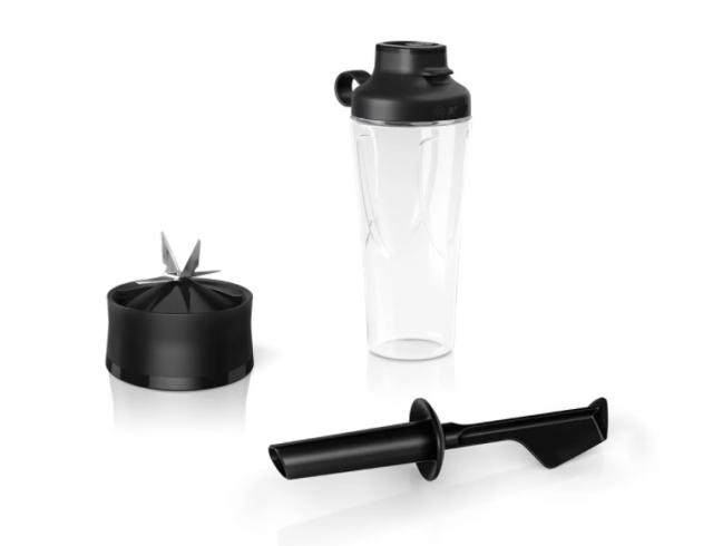 Блендер Bosch MMB6384M Series 4, VitaPower Blender, 1200 W, Glass ThermoSafe jug 1.5 l, Tritan ToGo bottle 0.6 l, Speed adjustment and pulse function, ProEdge stainless steel blades made in Solingen, Stainless steel