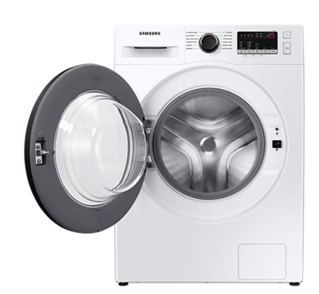Пералня Samsung WW80T4040CE/LE,  Washing Machine, 8 kg, 1400 rpm, Energy Efficiency D, Digital inverter motor, Hygiene Steam, Drum Clean, LED display, Spin Efficiency B, White