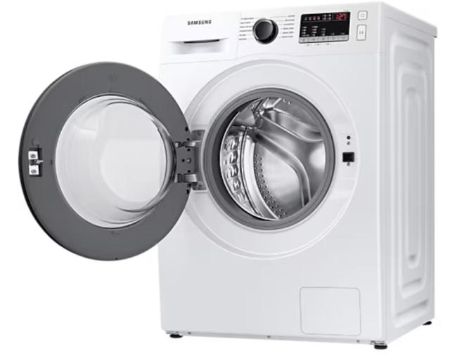 Пералня Samsung WW80T4040CE/LE,  Washing Machine, 8 kg, 1400 rpm, Energy Efficiency D, Digital inverter motor, Hygiene Steam, Drum Clean, LED display, Spin Efficiency B, White