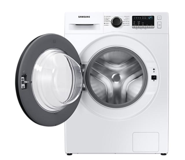Пералня Samsung WW90T4040CE/LE,  Washing Machine, 9 kg, 1400 rpm, Energy Efficiency D, Digital inverter motor, Hygiene Steam, Drum Clean, LED display, Spin Efficiency B, White