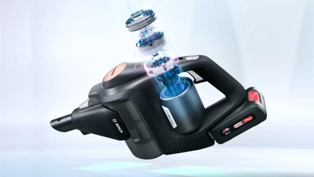Прахосмукачка Bosch BCS8214PRQ, Cordless Handstick Vacuum Cleaner, Unlimited Gen2 ProParquet, Series 8, TurboSpin motor, 78 dB(A), 4.0 Ah battery, 18.0V, Soft HardFloor brush and AllFloor HighPower brush with LED, 2 in 1 furniture brush and upholster