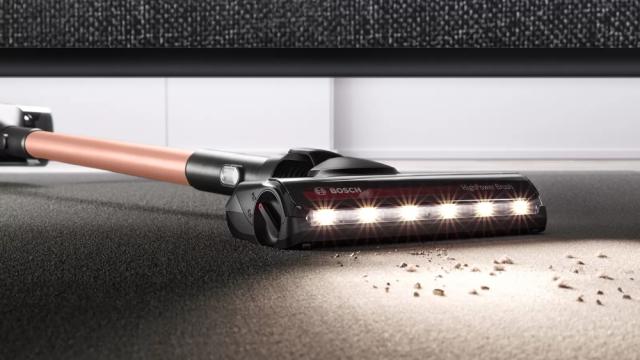 Прахосмукачка Bosch BCS8214PRQ, Cordless Handstick Vacuum Cleaner, Unlimited Gen2 ProParquet, Series 8, TurboSpin motor, 78 dB(A), 4.0 Ah battery, 18.0V, Soft HardFloor brush and AllFloor HighPower brush with LED, 2 in 1 furniture brush and upholster