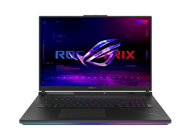 Лаптоп Asus ROG Strix SCAR 18 G834JZ-N6004X, i9-13980HX  2.2 GHz ,18" QHD+ 16:10 (2560 x 1600, WQXGA) 240Hz,32GB DDR5 4800MHz (2x16GB), 1TB M.2, RTX 4080,12GB DDR6, WiFi 6, RGB Per-Key Kbd, Win 11 Pro, Black