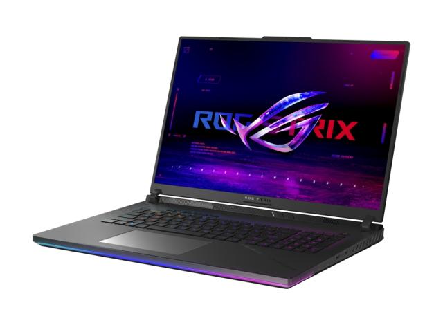 Лаптоп Asus ROG Strix SCAR 18 G834JZ-N6004X, i9-13980HX  2.2 GHz ,18" QHD+ 16:10 (2560 x 1600, WQXGA) 240Hz,32GB DDR5 4800MHz (2x16GB), 1TB M.2, RTX 4080,12GB DDR6, WiFi 6, RGB Per-Key Kbd, Win 11 Pro, Black