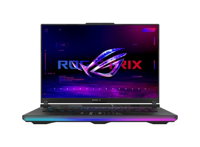 Лаптоп Asus ROG Strix SCAR 16 G634JZ-NM002X, Intel i9-13980HX  2.2 GHz ,16" QHD+ 16:10 (2560 x 1600, WQXGA) 240Hz,32GB DDR5 4800MHz (2x16GB), 1TB + 1TB PCIe4. (RAID 0), RTX 4080  12GB DDR6, WiFi 6, RGB Per-Key Kbd, Win 11 Pro, Off Black