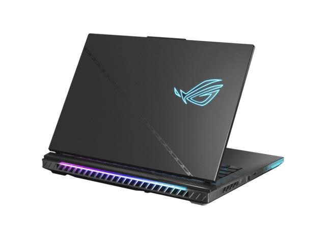 Лаптоп Asus ROG Strix SCAR 16 G634JZ-NM002X, Intel i9-13980HX  2.2 GHz ,16" QHD+ 16:10 (2560 x 1600, WQXGA) 240Hz,32GB DDR5 4800MHz (2x16GB), 1TB + 1TB PCIe4. (RAID 0), RTX 4080  12GB DDR6, WiFi 6, RGB Per-Key Kbd, Win 11 Pro, Off Black