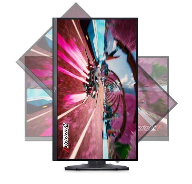 Монитор Dell G2724D, 27" LED  Gaming, IPS AG, QHD 2560 x 1440, sRGB 99%, NVIDIA G-SYNC Compatible, AMD FreeSync Premium, 165Hz, 1ms GtG, 1000:1, 400 cd/m2, HDMI, DisplayPort, Height Adjustable, Tilt, Black