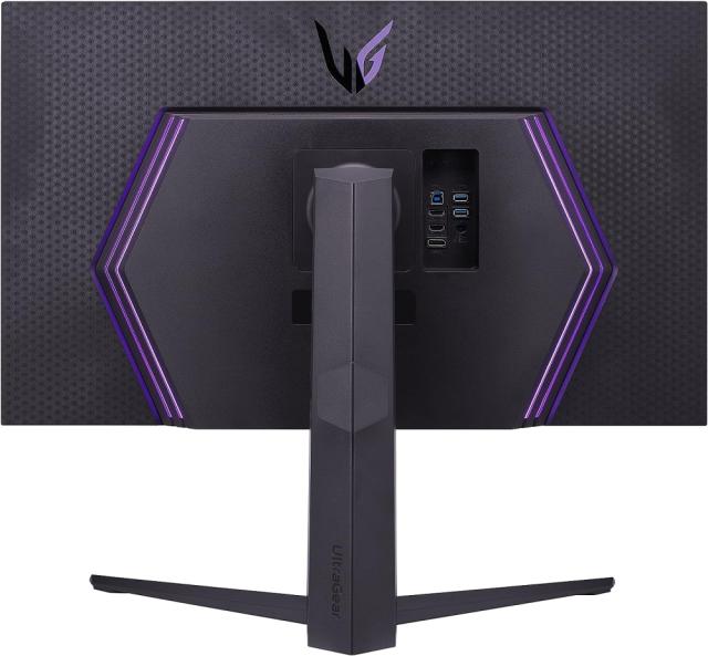 Монитор LG 32GQ950P-B, 31.5" UltraGear Nano IPS with ATW, AG, 1ms GtG, 1000:1, 450cd/m2, UHD 4K (3840x2160), 144Hz, Reader Mode, FreeSync, G-SYNC, VRR, HDR 1000, DCI-P3 98%, USB, HDMI, DisplayPort, Height Adjustable, Pivot, Tilt, Headphone out,  Blac