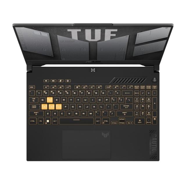 Лаптоп Asus TUF F15 FX507ZU4-LP056, Intel i7-12700H 2.3 GHz (24M Cache, up to 4.7 GHz) , 15.6" FHD AG (1920x1080)144Hz, 16GB DDR4 (2x8 GB), 1TB PCIe 4,RTX 4050 GB, Wi-Fi 6(802.11ax)Backlit Chiclet Keyboard 1-Zone RGB, no OS