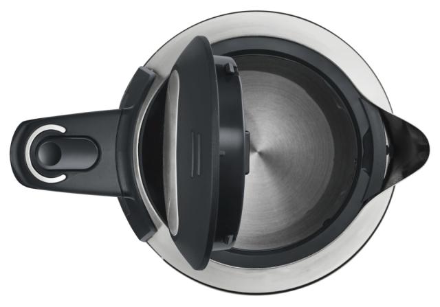 Електрическа кана Bosch TWK6A813, Plastic Kettle, ComfortLine, 2000-2400 W, 1.7 l, OneCup function, Stainless steel