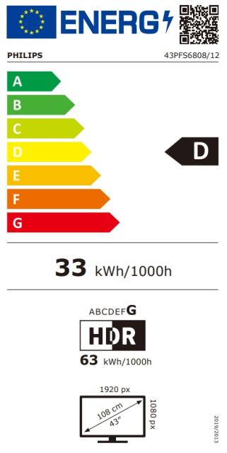 Телевизор Philips 43PFS6808/12, 43" FHD LED 1920x1080, DVB-T/T2/T2-HD/C/S/S2, HDR 10, HLG, New OS, Dual Core Pixel Plus HD, HDMI*3, USB*2, Cl+, 802.11n, Lan, 16W RMS Chrome