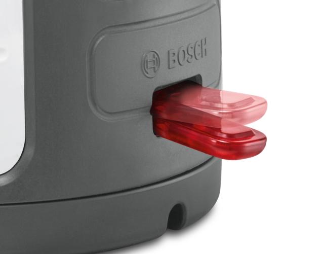Електрическа кана Bosch TWK6A011, Plastic kettle, ComfortLine, 2000-2400 W, 1.7 l, OneCup function, White