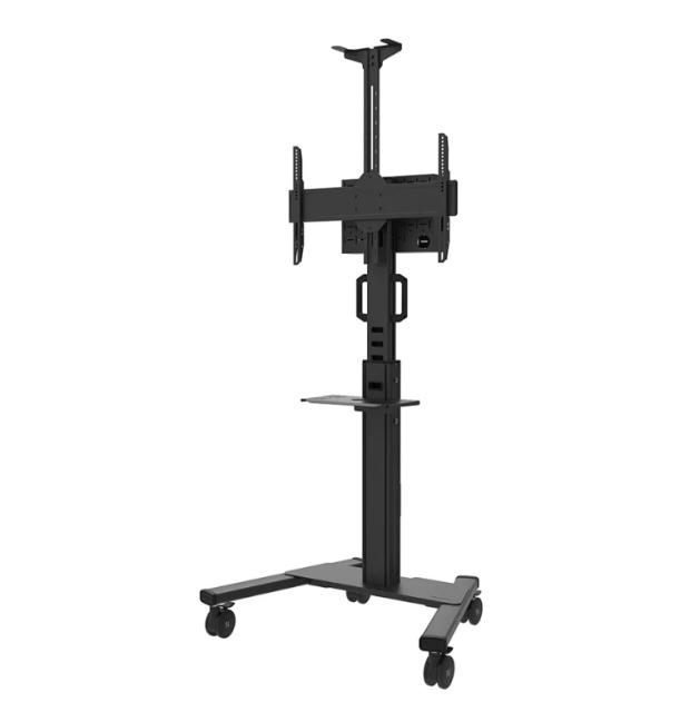 Стойка Neomounts Select Mobile Display Floor Stand (37-75") 10 cm. Wheels, Black