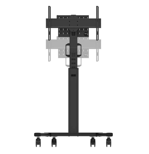 Стойка Neomounts Select Mobile Display Floor Stand (37-75") 10 cm. Wheels, Black