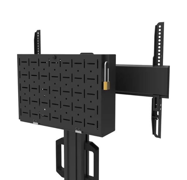 Стойка Neomounts Select Mobile Display Floor Stand (37-75") 10 cm. Wheels, Black