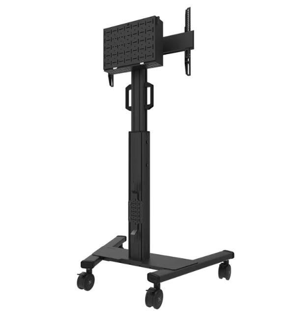 Стойка Neomounts Select Mobile Display Floor Stand (37-75") 10 cm. Wheels, Black