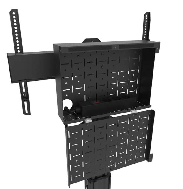 Стойка Neomounts Select Mobile Display Floor Stand (37-75") 10 cm. Wheels, Black
