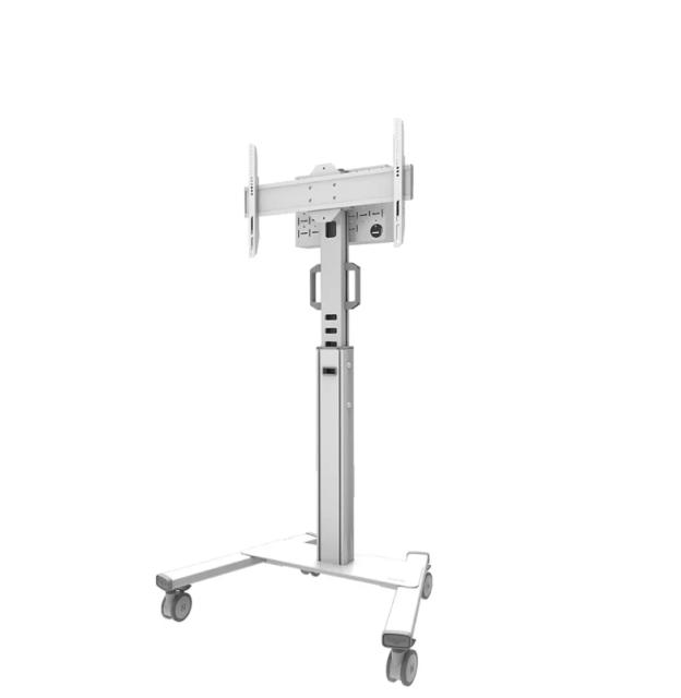Стойка Neomounts Select Mobile Display Floor Stand (37-75") 10 cm. Wheels, White