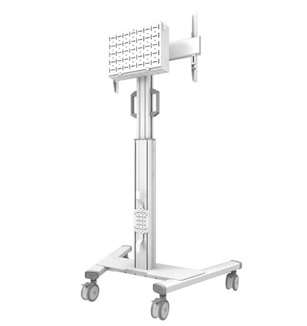 Стойка Neomounts Select Mobile Display Floor Stand (37-75") 10 cm. Wheels, White