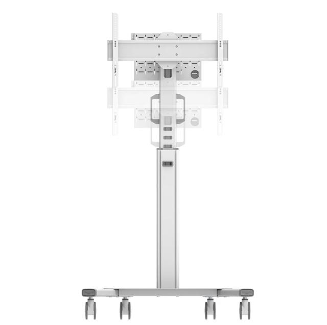 Стойка Neomounts Select Mobile Display Floor Stand (37-75") 10 cm. Wheels, White
