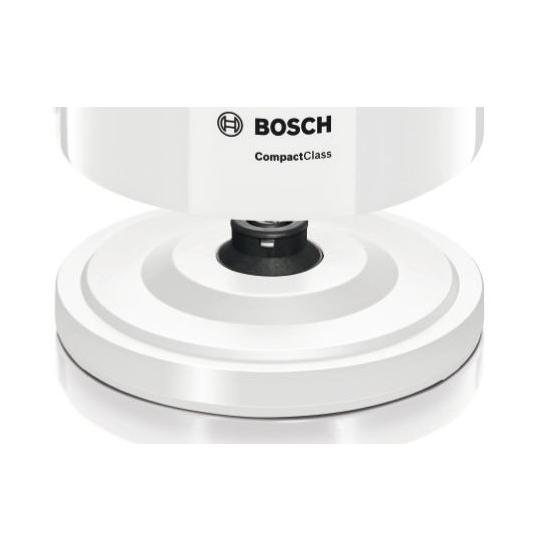 Електрическа кана Bosch TWK3A011, Plastic kettle, CompactClass, 2000-2400 W, 1.7 l, White